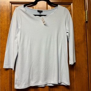 Ann Taylor Light Blue Blouse NWT size small